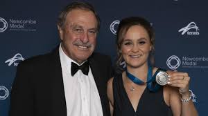 Ashleigh barty with her parents robert and josie. Australian Tennis Player Ashleigh Barty Wins Newcombe Medal 2019 Aussies Beat Pakistan To Win Cricket Test Series Kidsnews