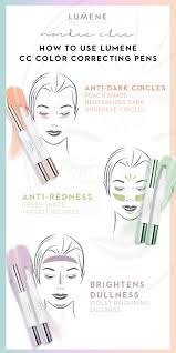 Lumene Nordic Chic Cc Color Correcting Pen Anti Redness How To Use Cc Color Correcting Concealer Pens Here S Lumene S Guide To Even Naturally Flawless Lo Color Correcting Concealer Diy Beauty Secrets Concealer Pen