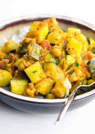 Serve as is, with soup, yogurt, and pickle. Zucchini Curry With Chickpeas Vegan Gf Umami Girl