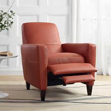 Natuzzi Terracotta Top Grain Leather Recliner Leather Recliner Sofas And Chairs Leather Sofa