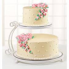 Wilton Double Cake Stand Wedding Cake Stands Tiered Wedding Cake Wooden Wedding Cake Stand