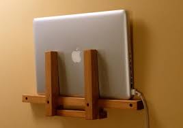 Wallabee Wooden Laptop Docking Station Zuhause Diy Ashley Mobel Regal Holz