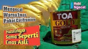 Berbeda dengan warna pastel yang terkesan lembut, warna cat minyak avian gold memberikan sentuhan yang lebih ekspresif terhadap rumah anda. Mengecat Rumah Warna Emas Review Cat Warna Gold Hasilnya Bagus Youtube