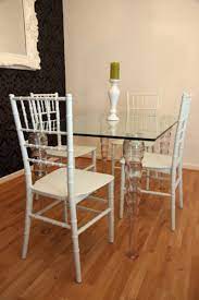 They are perfect for who enjoys minimalism design mixing traditional and innovative incorporating acrylic dining chair legs is always a good idea to follow dining trends. Designer Acrylic Dining Room Set Ghost Chair Table Polycarbonate Furniture A Table And 4 Chairs White House Padrino Designer Furniture Designer Furniture Casa Padrino