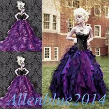 The Little Mermaid Dress Sea Witch Ursula Princess Dress Cosplay Purple Costume Ebay Little Mermaid Dresses Ursula Dress Ursula Costume