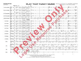 Play That Funky Music Additional Score By J W Pepper