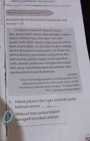 48 contoh kalimat keterangan waktu & penjelasannya 2 contoh karangan esai tentang pendidikan karakter tanda baca titik dua. Maksud Kata Polusi Dalam Paragraf Tersebut Adalah Brainly Co Id