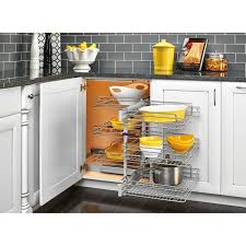 153 Tier Soft Close Blind Corner Cabinet Organizer With Images Kitchen Cabinet Pulls Corner Kitchen Cabinet Blind Corner Cabinet