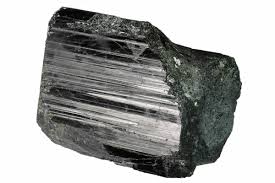 Black tourmaline raw crystal