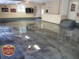 Industrial floor epoxy is a durable coating poured and sealed to your concrete floor. Garage Kings Custom Garage Epoxy Floor Best Commercial Flooring