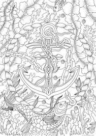 Ocean Life Anchor Colouring Page Mandala Coloring Pages Ocean Coloring Pages Tumblr Coloring Pages