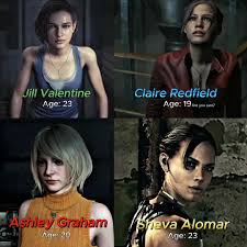 Claire Redfield vs Sheva Alomar vs Jill Valentine vs Ashley Graham