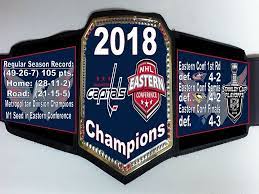 2018 Washington Capitals Nhl Eastern Conference Championship Belt Washington Capitals Eastern Conference Nhl