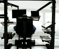 Zero gravity lounge chairs typically refer to outdoor recliners for relaxation. Zero Gravity Workstation