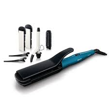 Philips Hp 8698 Hp8698 Curling Iron Multi Styler Set 6in1 110 220 Volts Curling Iron Crimped Hair Philips