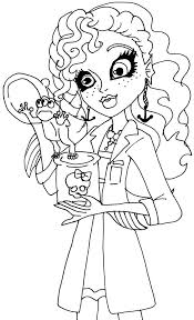 Lagoona Blue Monster High Coloring Page Cartoon Coloring Pages Coloring Pages Coloring Books