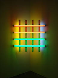 Lighting That Seems Easy To Implement As An Accent Piece Not Sure Where I Would Put This Though Light Art Dan Flavin Things Organized Neatly