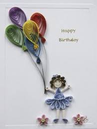 Quilling card is more different with common cards. Origami Flower Easy Handmade Paper Quilling Birthday Card