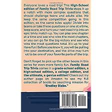 Road trips are a safe, clean way to get back out in the world, whether you prefer to travel solo or with loved ones. Buy Family Road Trip Trivia High School Edition Questions And Answers For Travel Fun Paperback June 5 2021 Online In Indonesia B096lttxg7