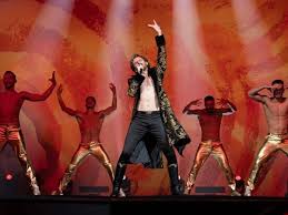 Props, staging, costumes and dancing are as big a part of eurovision entries as the songs thank you will farell. The Eurovision Movie A Musical Reference Explainer