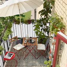 Tarno Table 2 Chairs Outdoor Red Light Brown Stained Ikea In 2020 Patio Umbrella Outdoor Dining Furniture Small Patio