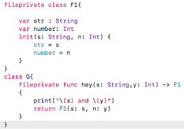 Access control lets you specify what data inside structs and classes should be exposed to the internal: Swift Access Control Journaldev