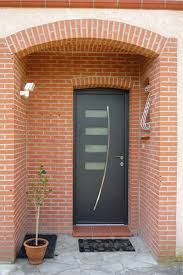 Porte D Entree Neuve Le Choix De L Alu Portes Maison Style Contemporain