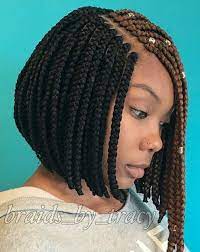 17 Beautiful Braided Bobs From Instagram That You Should Definitely Try Braids Bob Style Hair Styles Bob Box Braids Styles