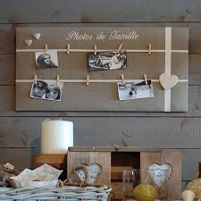 Pele Mele Photos Famille Tableau Pour Enfant Diy Memo Board Craft Stick Crafts Diy Deco