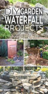 diy garden waterfall projects the