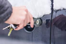 Situations like leaving your lights on all night can kill your car's batteries long before it's time for a regular replacement. Man Unlocking Frozen Car Lock Stock Photo Image Of Closed Transportation 125469400