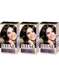 To make it remain shinny and intensive you will what product criteria are often mentioned in best permanent black hair dye? Schwarzkopf Vital Colors 1 0 Natural Black Permanent Hair Colour Dye X3 Fruugo No