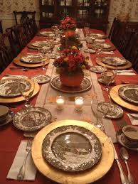 My Thanksgiving Table Love My Grandmother S Johnson Brothers Friendly Village Dishes Thanksgiving Table Settings Thanksgiving Table Decorations Turkey Decor