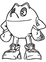 Pacman Coloring Pages 007 The Following Is Our Collection Of Easy Pacman Coloring Page You Are Coloring Pages To Print Colouring Pages Online Coloring Pages