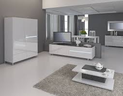Les meubles de télévision blancs laqués vous assurent une ambiance à la fois classe et tendance, conviviale et atypique, grâce à des éclairages led aux couleurs multiples et changeantes. Meuble Tv Blanc Laque Avec Eclairage A Led Integre Design Joshua