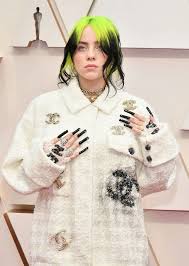 The Best Beauty Looks From The Oscars 2020 Billie Eilish Green Hair Fashion