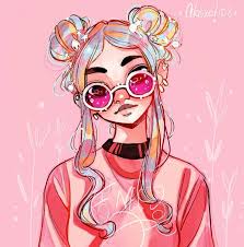 Pin By Shonny On Pink Art Girls Cartoon Art Cartoon Art Styles Space Girl Art