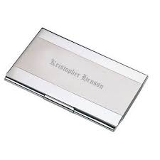 Organise your business cards and make sure yours are in perfect condition when you hand them out by saving them in a business card holder. Personalized Business Card Holders Pocket Business Card Cases