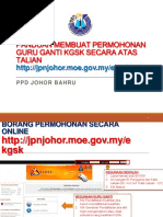 Tekan menu 'borang permohonan permit'. Panduan Permohonan Sekolah Untuk Guru Ganti Kgsk