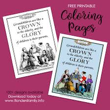 Change the text to make a coloring page with a personalized message. It S Grandparents Day Free Coloring Page Flanders Family Homelife