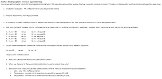 In this article, we'll discuss what you can do with 500mb of data and how long you can expect your 500mb allowance to last for. Activity 3 Relating Confidence Intervals To Chegg Com