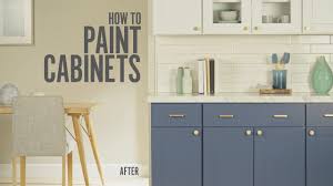 Changing kitchen cabinet paint colors is an easy way to give your kitchen a whole new look. Behr Paint How To Paint Kitchen Cabinets Youtube