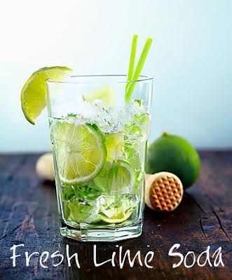 Fresh Lime Soda & Water