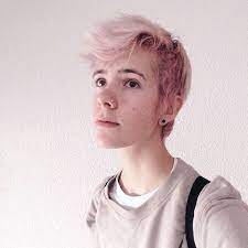 Pink Haired Boy Pink Hair Pastel Hair Cute Boys Androgynous Pink Hair Guy Pastel Hair Pink Hair