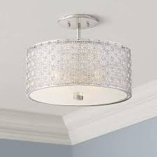 Platinum Verity 15 Wide Modern Chrome Ceiling Light 18d12 Lamps Plus