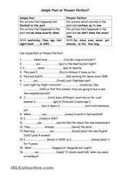 Simple Past Vs Present Perfect Aviation Present Perfect Teaching English Grammar English Grammar Exercises