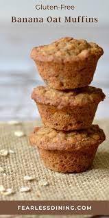 Gluten Free Recipes Restaurant Product Reviews And Food Blog Fearle Gluten Free Banana Muffins Recipe Gluten Free Banana Muffins Dairy Free Banana Muffins