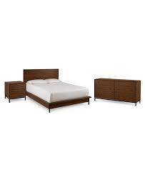 When it comes to choosing a furniture set for your bedroom, there are many choices to help you find just the right set. Furniture Oslo Bedroom Furniture 3 Pc Set Full Bed Nightstand Dresser Created For Macy S Reviews Furniture Macy S