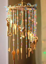 Diy Beaded Wind Charm For Home Decor Key Crafts Diy Wind Chimes Wind Chimes