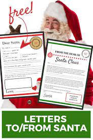 How to receive a free letter from santa by us mail? Letters To And From Santa Free Printables Simply September